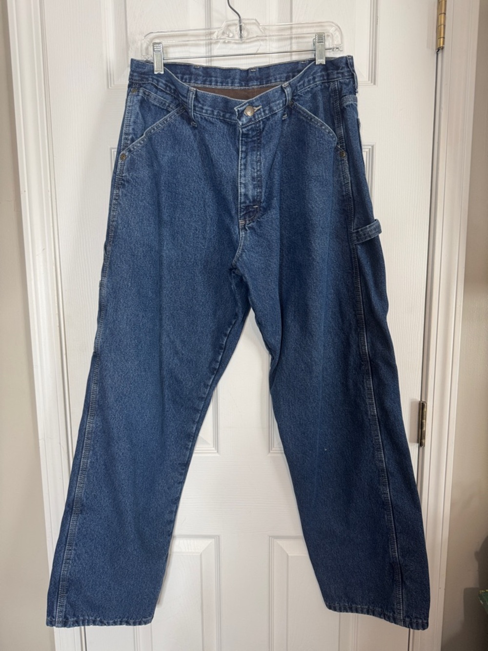 Wrangler Men’s Fleece Lined Carpenter Jeans - Size 34 x32